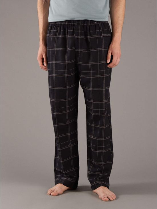 Pantalon-Calvin-Klein-de-Pijama-Cotton-Flannel-Sleep-Hombre-Gris-NM2697O-001