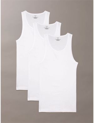 Tank-Calvin-Klein-de-Algodon-Paquete-de-3-Hombre-Blanco-NP2207O-100