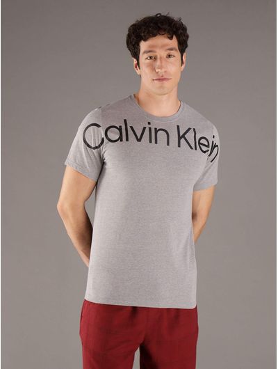 Playera-Calvin-Klein-de-Pijama-Cotton-Microfiber-Bold-Logo-Hombre-Gris-NP2611O-060