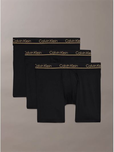 Briefs-Calvin-Klein-Microfiber-Stretch-Plus-Paquete-de-3-Hombre-Negro-NP2760O-001
