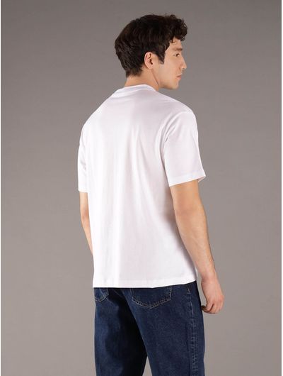 Playera-Calvin-Klein-Jeans-Logotipo-Monograma-Hombre-Blanco-4RC856G-110