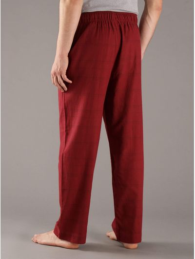 Pantalon-Calvin-Klein-de-Pijama-Cotton-Flannel-Sleep-Hombre-Rojo-NM2697O-601