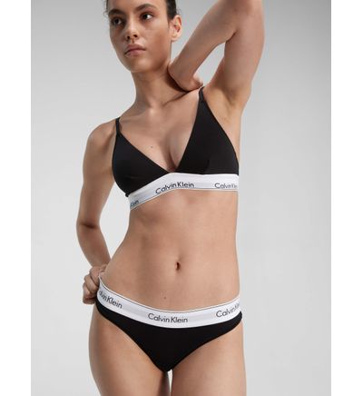 Bikini Calvin Klein Modern Cotton Carrusel Mujer Negro Panties