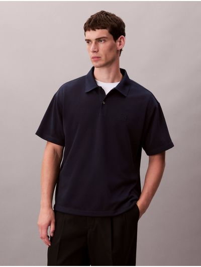 Polo-Pique-Bungee-Calvin-Klein-Hombre-Azul-4LD213G-410