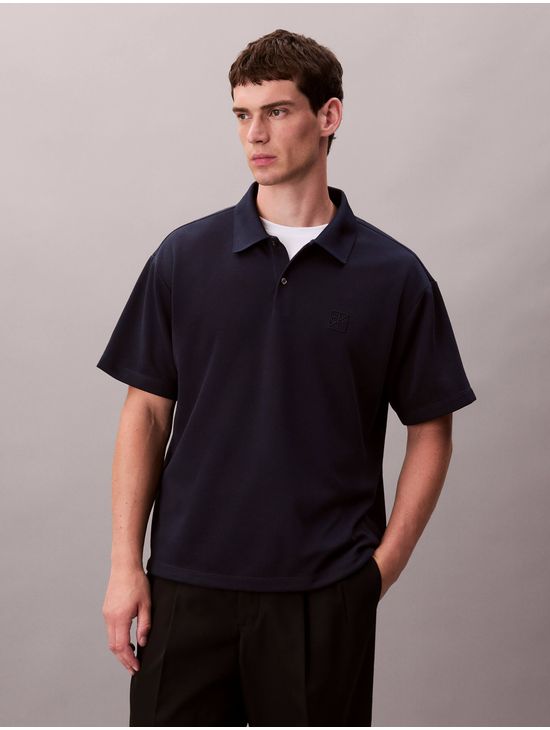 Polo-Pique-Bungee-Calvin-Klein-Hombre-Azul-4LD213G-410