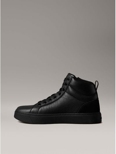 Tenis-Mid-Calvin-Klein-Piel-Hombre-Negro-YM0YM01428-0GJ