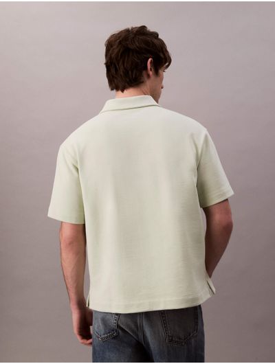 Polo-Manga-Corta-Calvin-Klein-de-Felpa-Hombre-Verde-4RC243G-250