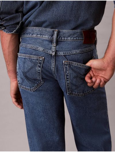 Jeans-Calvin-Klein-90s-Straight-Hombre-Azul-4RD711G-420