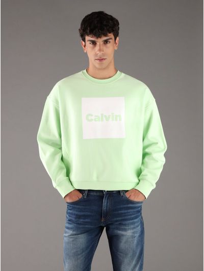 sudadera-calvin-klein-logo-hombre-verde