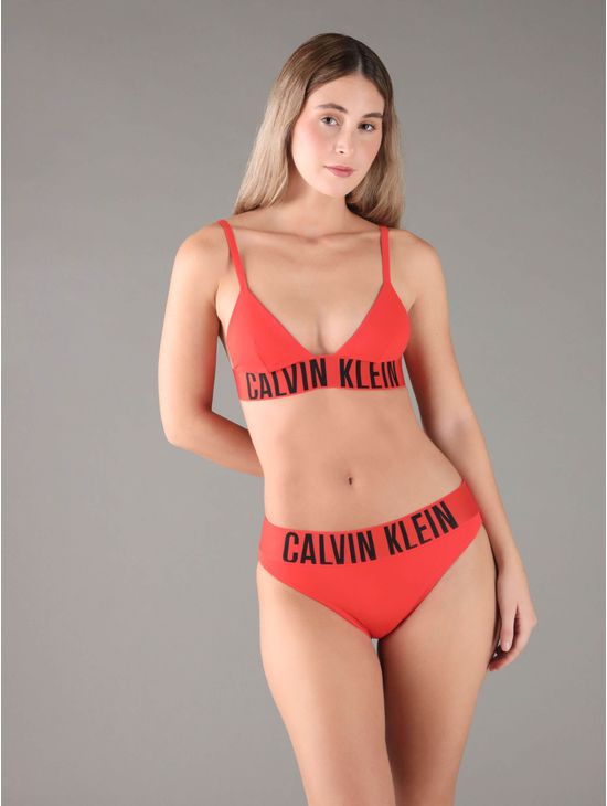 bikini-calvin-klein-de-traje-de-baño-mujer-naranja