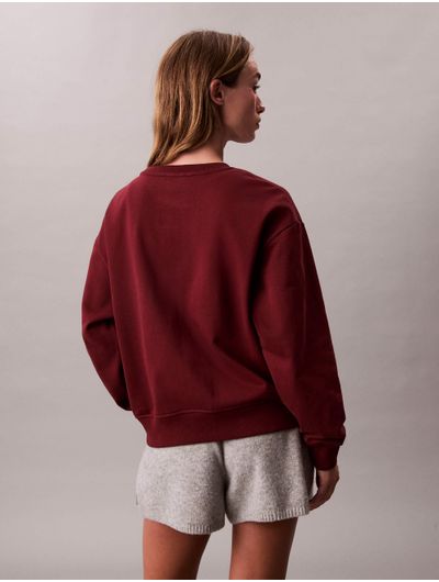 sudadera-monograma-calvin-klein-mujer-rojo