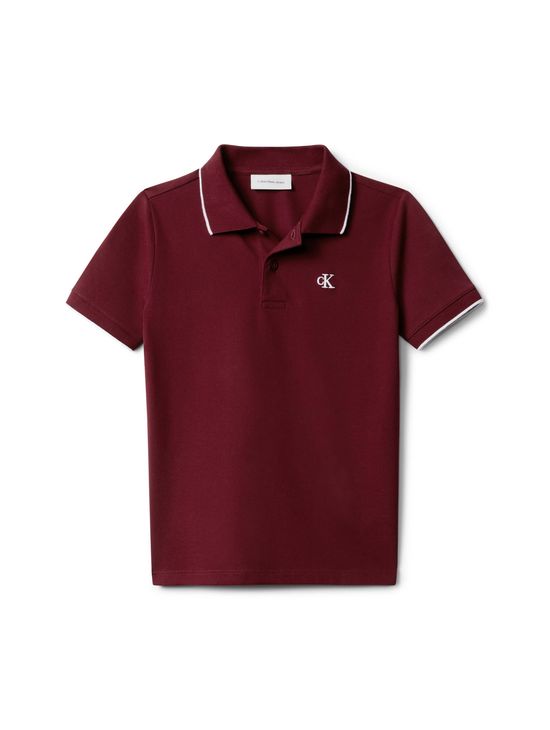 polo-calvin-klein-niño-rojo