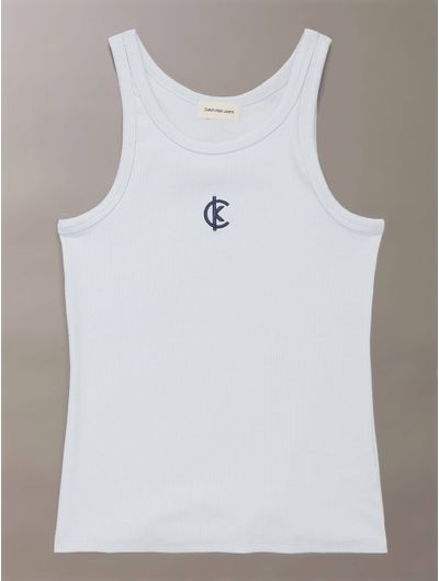 Top-Calvin-Klein-con-Monograma-Bordado-Mujer-Azul