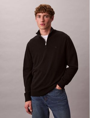 Sueter-Calvin-Klein-Lana-Merino-Hombre-Negro-4LD318G-001