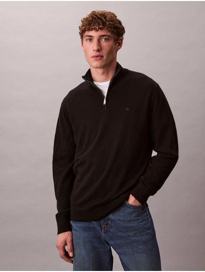 Sueter-Calvin-Klein-Lana-Merino-Hombre-Negro-4LD318G-001