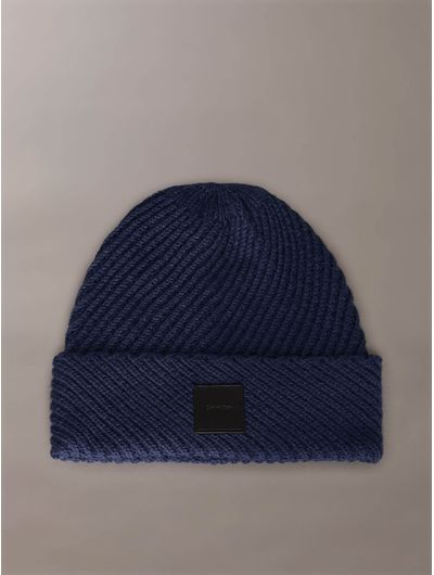 Gorro-Calvin-Klein-Tejido-de-Punto-Hombre-Azul-CKMC523207-416