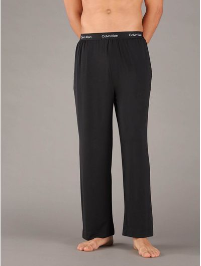 Pantalon-Calvin-Klein-de-Pijama-Liso-Hombre-Negro-NM2822O-001