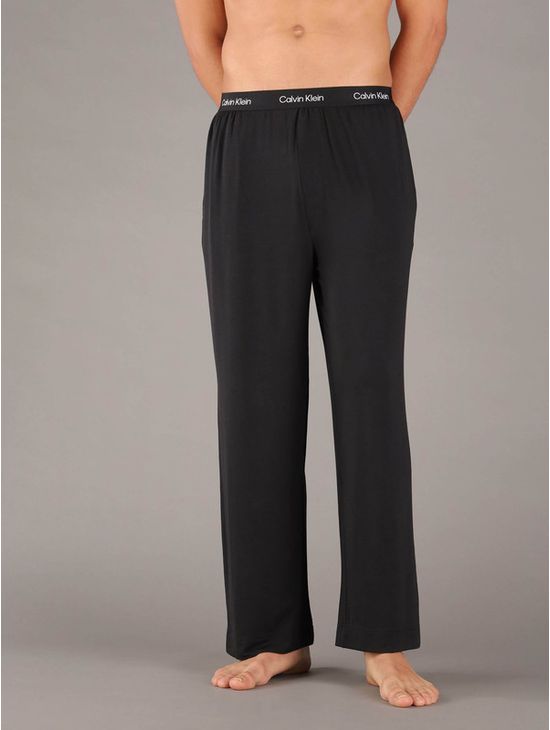 Pantalon-Calvin-Klein-de-Pijama-Liso-Hombre-Negro-NM2822O-001