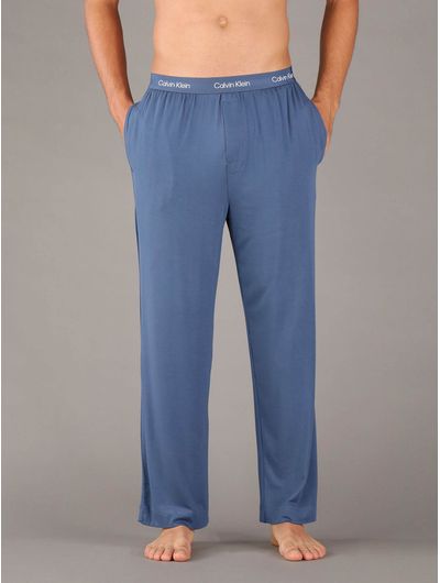 Pantalon-Calvin-Klein-de-Pijama-Liso-Hombre-Azul-NM2822O-410