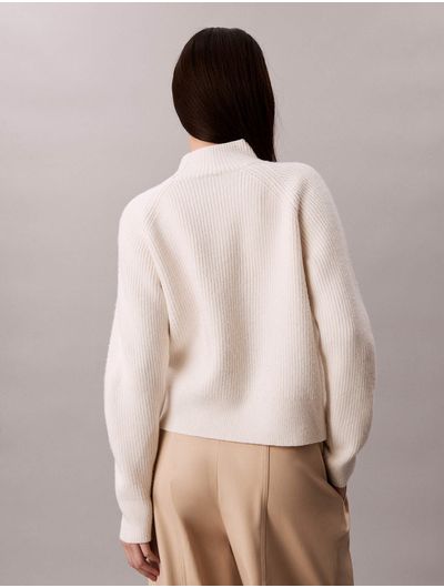 Sueter-Calvin-Klein-Pullover-Lana-Mujer-Beige-44D372G-100