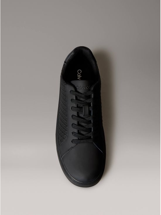 Tenis-Logotipo-Emblema-Calvin-Klein-Hombre-Negro-YM0YM01431-0GJ
