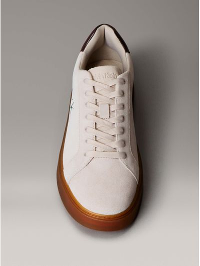 Tenis-Monograma-Calvin-Klein-Piel-Hombre-Beige-YM0YM01434-0GF
