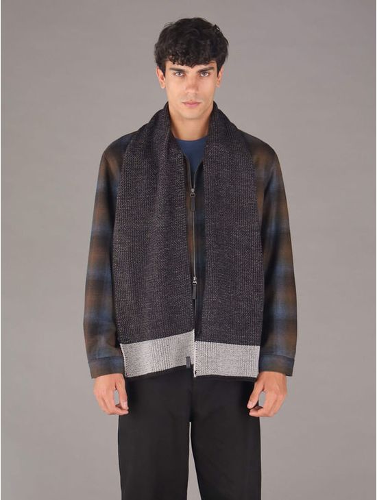 Bufanda-Calvin-Klein-Tejido-de-Punto-Hombre-Gris-CKMC523221-001