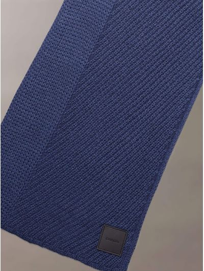 Bufanda-Calvin-Klein-Tejido-de-Punto-Hombre-Azul-CKMC523208-416
