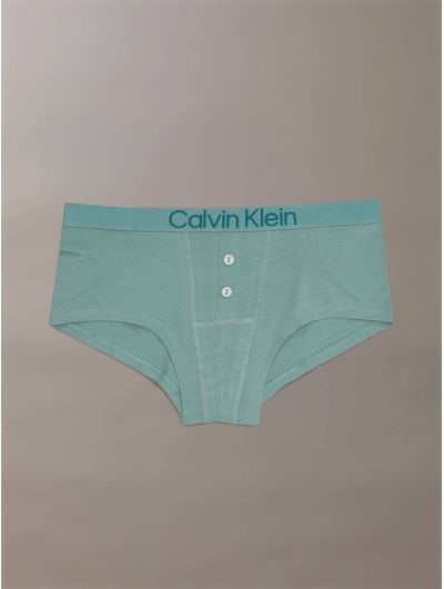 Boyshort-Calvin-Klein-Extra-Soft-Cotton-Stretch-Mujer-Verde-QD5290O-340