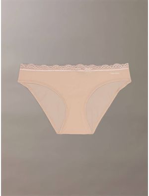 Bikini-Calvin-Klein-Microfiber-Stretch-With-Lace-Mujer-Beige-QD5271-200