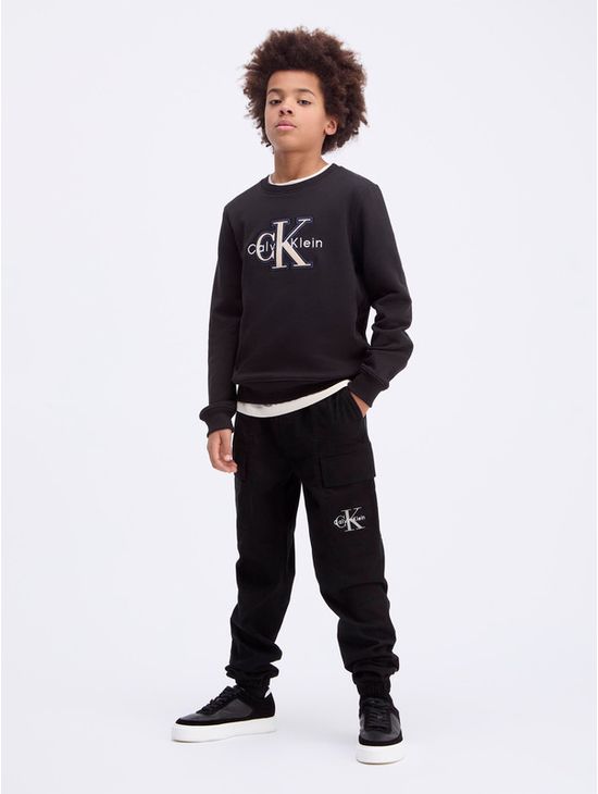 Pantalon-Cargo-Calvin-Klein-Nino-Negro-IB0IB02597-BEH