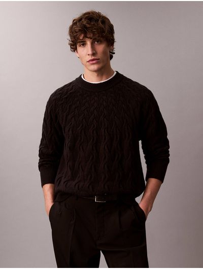 Sueter-Lana-Calvin-Klein-Hombre-Negro-4LE304G-UB1