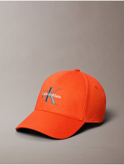 Gorra-de-Beisbol-Colorblock-Monograma-Hombre-Naranja-4G5004G-6WD