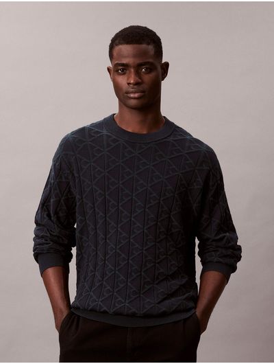 Sueter-Estampado-Calvin-Klein-Hombre-Verde-4RE301G-GRW