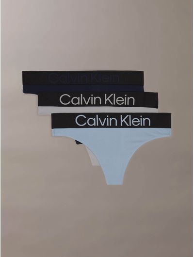 Tangas-Calvin-Klein-Microfiber-Stretch-Bold-Logo-Paquete-de-3-Mujer-Multicolor-QP3074O-451