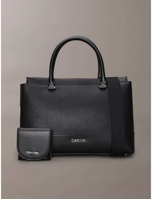 Bolsa-Calvin-Klein-Satchel-Mujer-Negro-H4GDYNP4-BSV