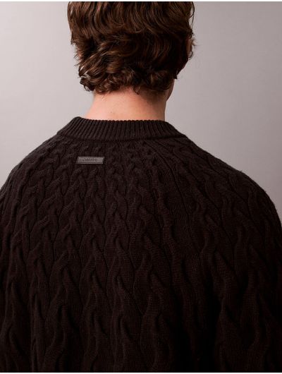 Sueter-Lana-Calvin-Klein-Hombre-Negro-4LE304G-UB1