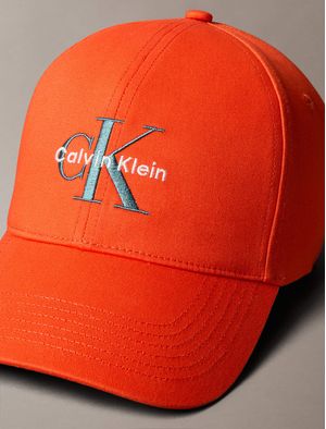 Gorra-de-Beisbol-Colorblock-Monograma-Hombre-Naranja-4G5004G-6WD