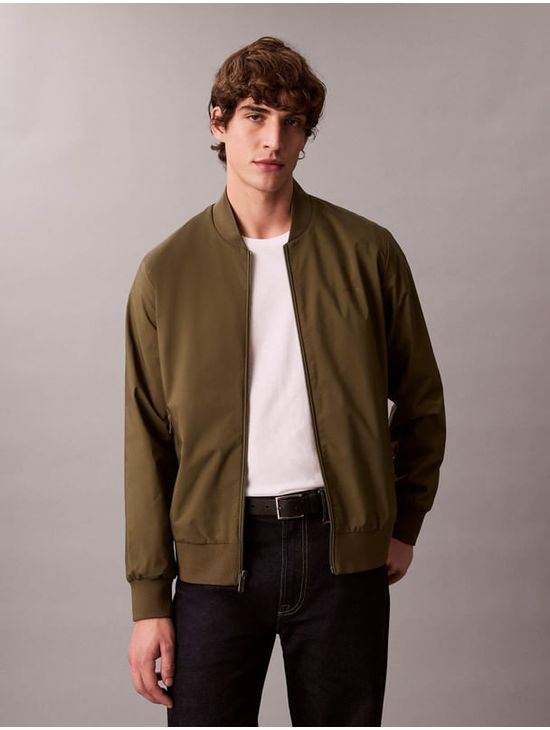 Chamarra-Bomber-Calvin-Klein-Mate-Hombre-Verde-40FM512-2E1