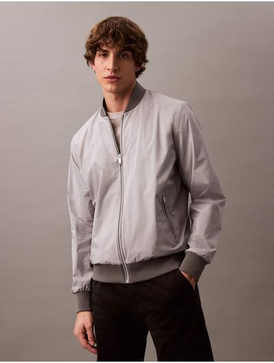 Chamarra-Bomber-Calvin-Klein-Mate-Hombre-Gris-40FM512-RO1