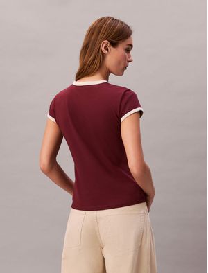 Playera-Baby-Tee-Calvin-Klein-1968-Mujer-Rojo-47D208G-601