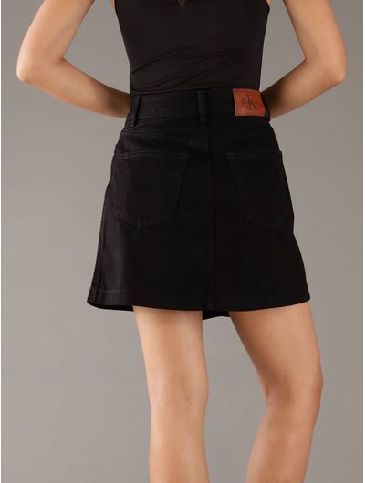 Falda-Calvin-Klein-Jeans-Mini-Mujer-Negro-47D777G-001