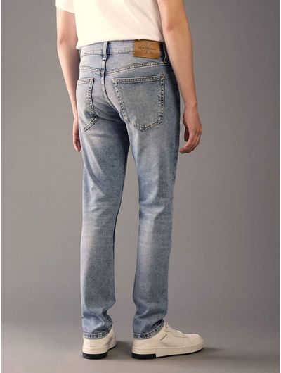 Jeans-Calvin-Klein-Jeans-Slim-Taper-Deslavado-Hombre-Azul-J30J326522-1AA