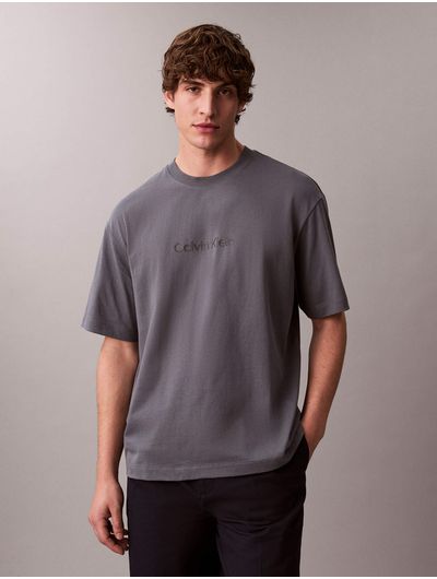 Playera-Relaxed-Logotipo-Calvin-Klein-Hombre-Gris-40HM228-11Z
