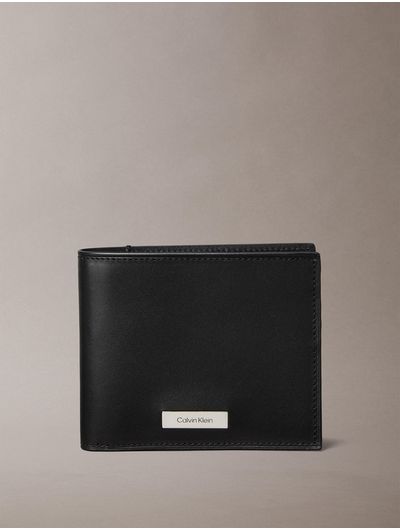 Cartera-Calvin-Klein-Plaque-Billfold-Hombre-Negro-4D1066G-001