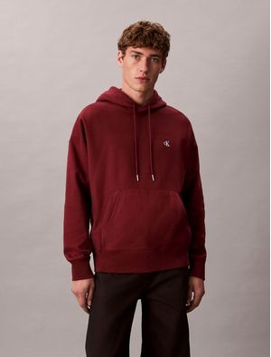 Sudadera-Calvin-Klein-Monograma-Hombre-Rojo-4RC278G-601