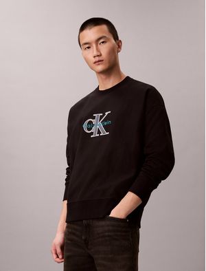 Sudadera-Grafica-Monologo-Calvin-Klein-Hombre-Negro-4RE200G-UB1