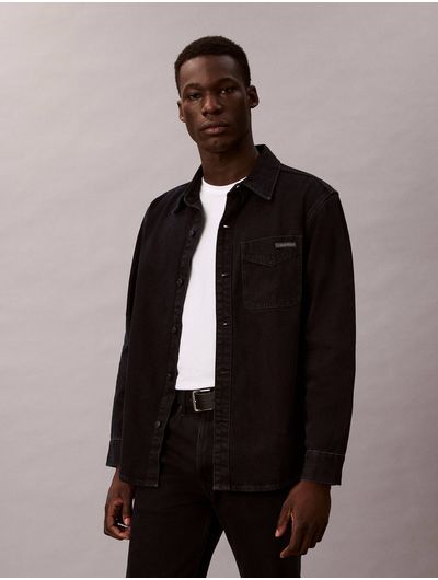 Sobrecamisa-90s-Calvin-Klein-Hombre-Azul-4RE714G-EF7