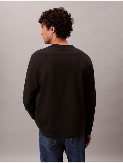 Playera-Calvin-Klein-Manga-Larga-Relaxed-Hombre-Negro-4LD232G-UB1