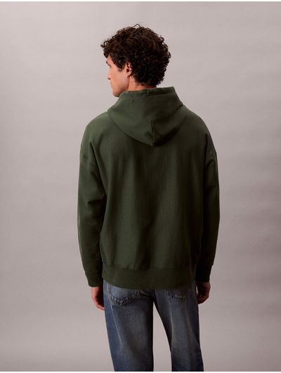 Sudadera-Calvin-Klein-Monograma-Hombre-Verde-4RC278G-301